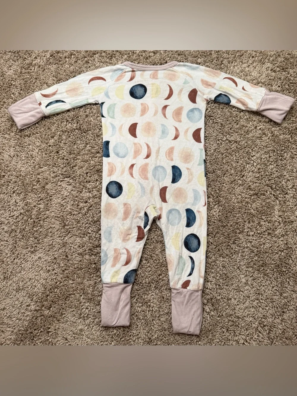 Little Sleepies Newborn Bamboo Moon Phase Convertible Zipper Sleeper